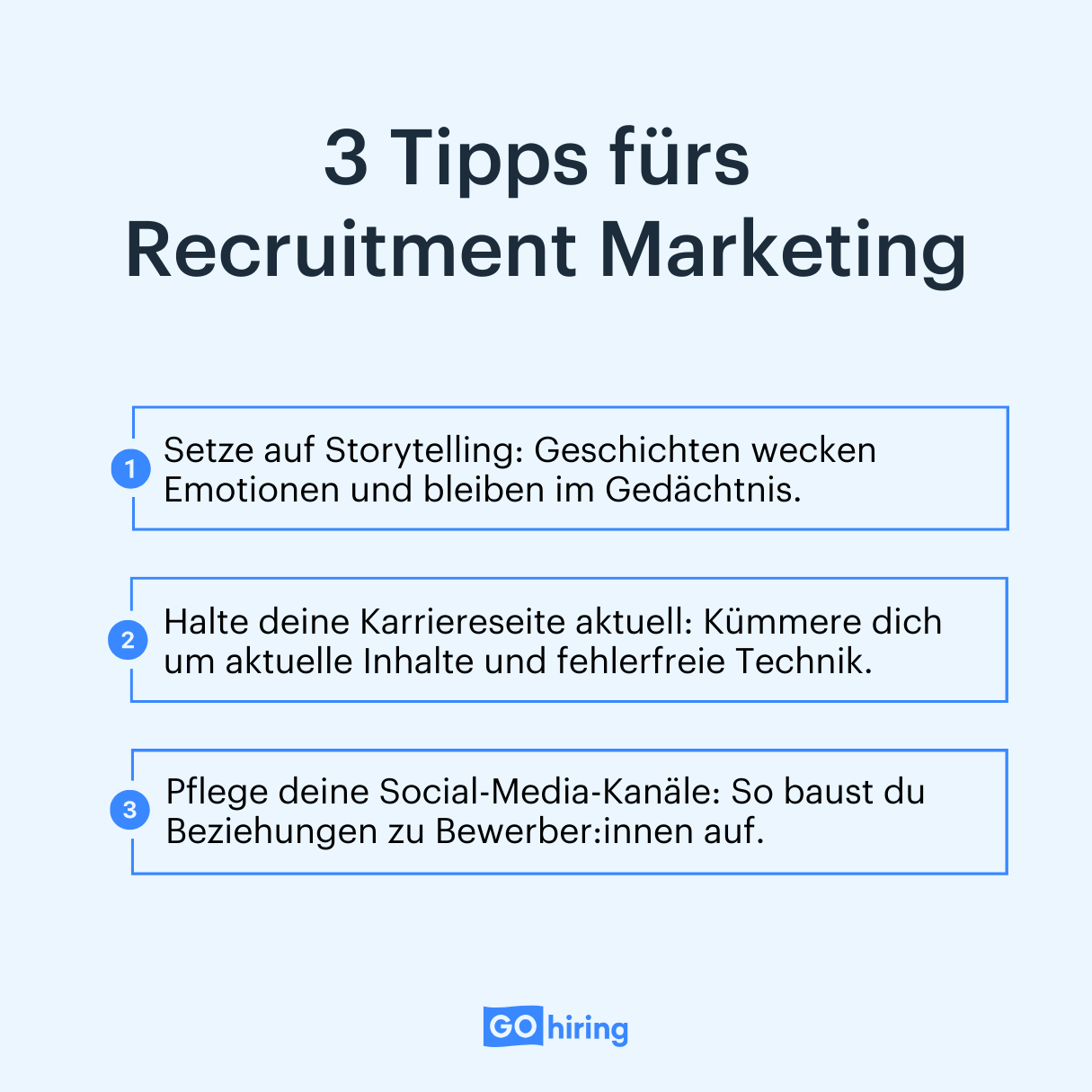 Tipps für Recruitment Marketing