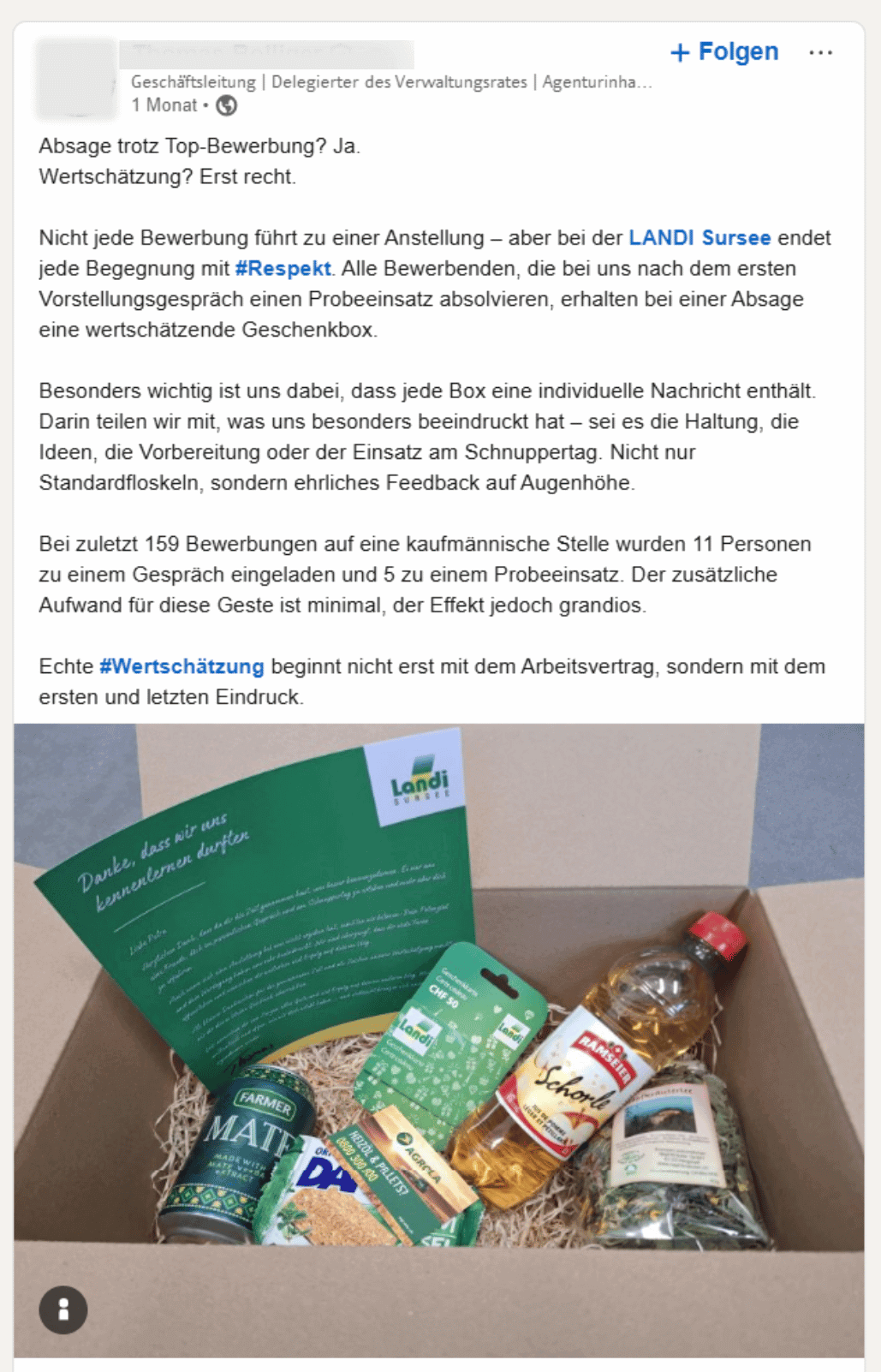 Beispiel zum Aufbau eines Talent Pools