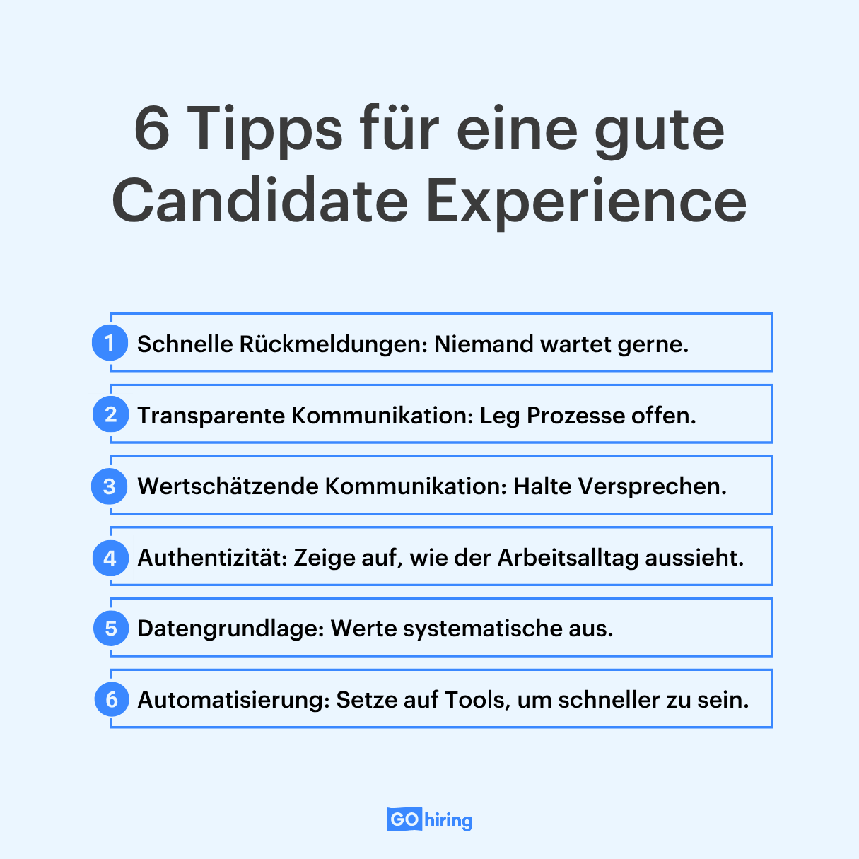 Tipps für eine gelungene Candidate Experience